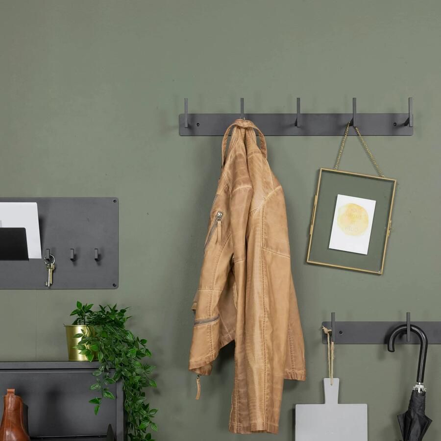 Spinder Design Chapman 3 Kapstok met 3 Haken 54x8 5x8 5 cm Zwart - Foto 6