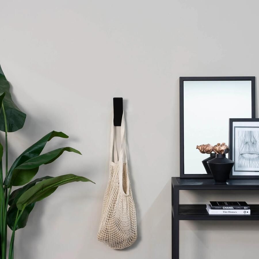 Spinder Design ANGLE 1 Wandhaak Zwart