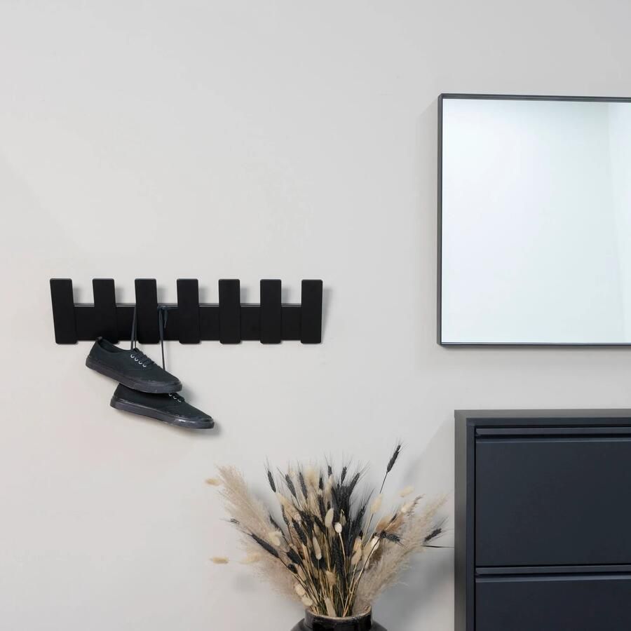 Spinder Design ANGLE 7 Wandkapstok Zwart - Foto 2