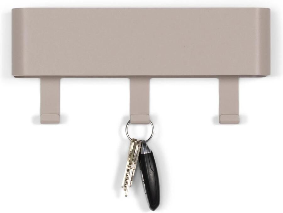 Spinder Design Dax Play 3 Wandkapstok H 12 cm Silky Taupe - Foto 3