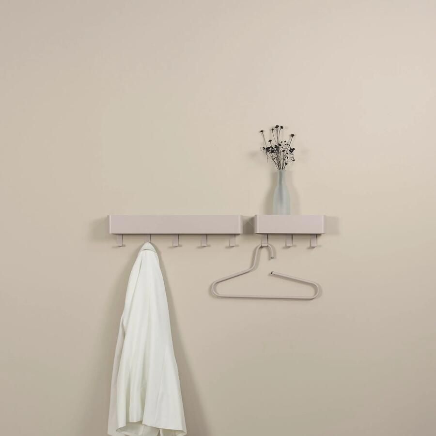 Spinder Design Dax Play 5 Wandkapstok H 12 cm Silky Taupe - Foto 3