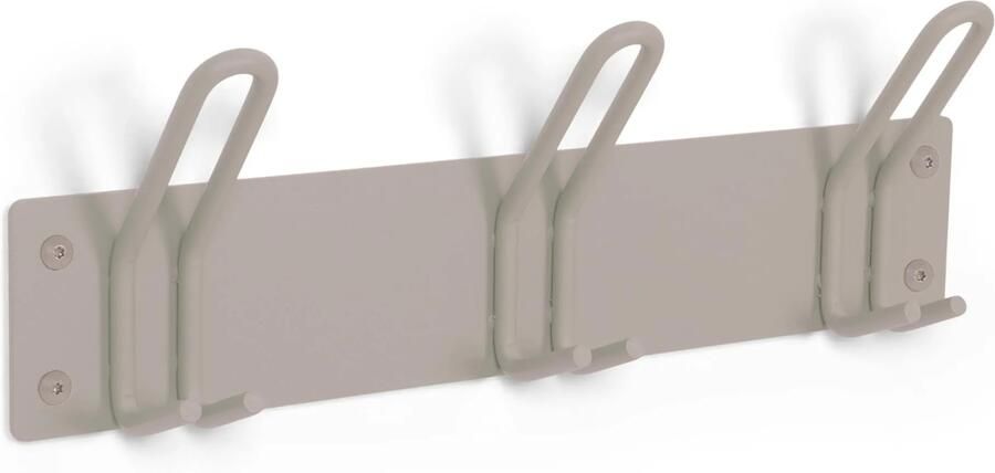 Spinder Design MILES 3 Wandkapstok Silky Taupe