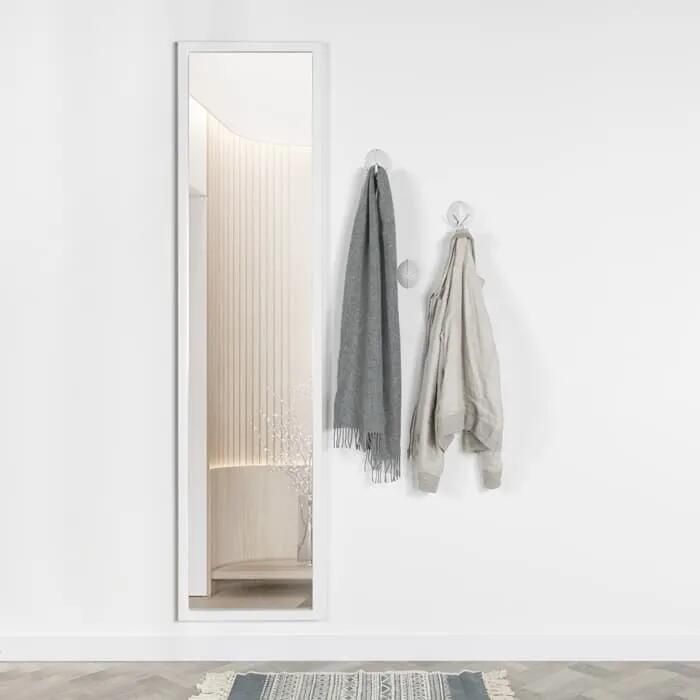 Spinder Design Tick Kapstok Met Metalen Haak Wit Chroom - Foto 2