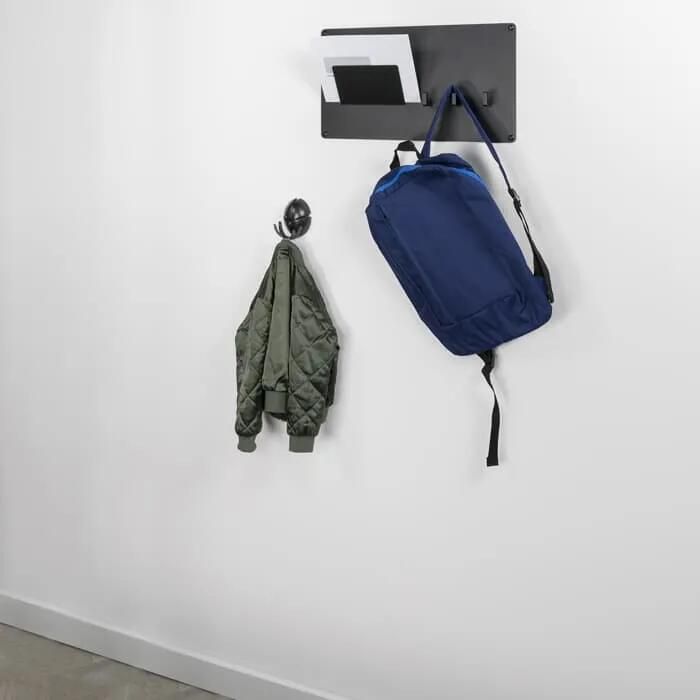 Spinder Design Tick Kapstok met Metalen Haak Zwart Gecoat - Foto 3