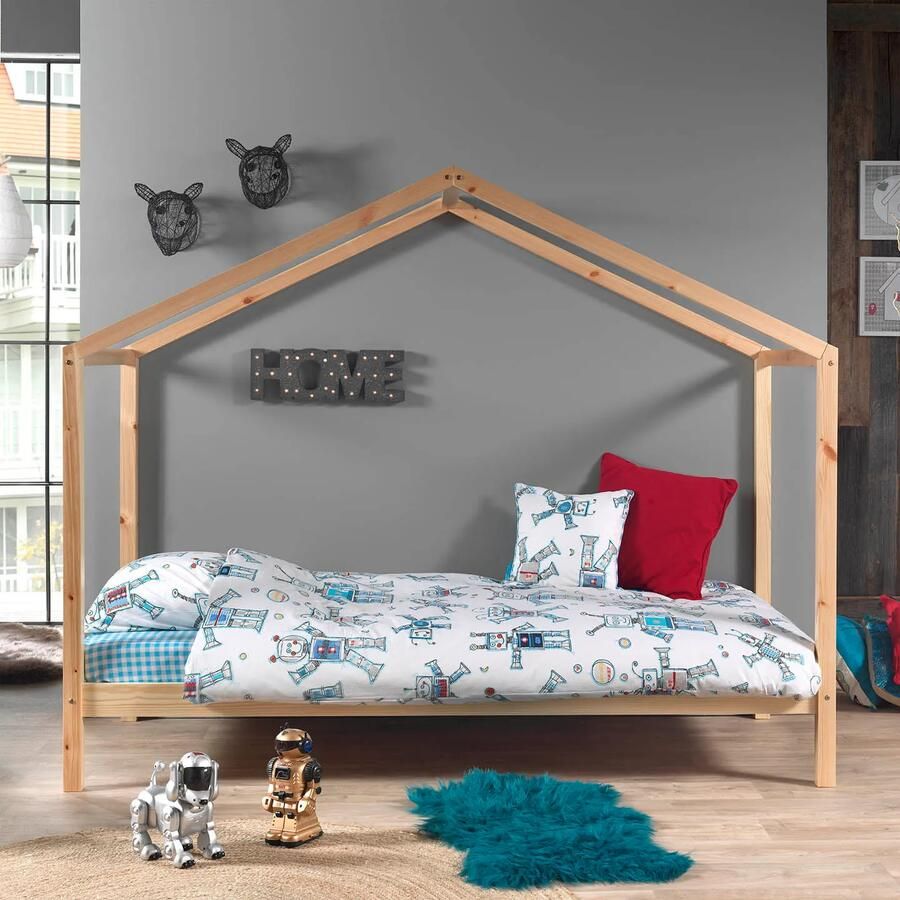 Kinderbed Bibi Grenen Hoogte 170 cm