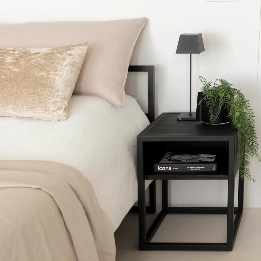 Spinder Design DIVA ONE-NIGHTSTAND Nachtkast Zwart | Zwart - Foto 2