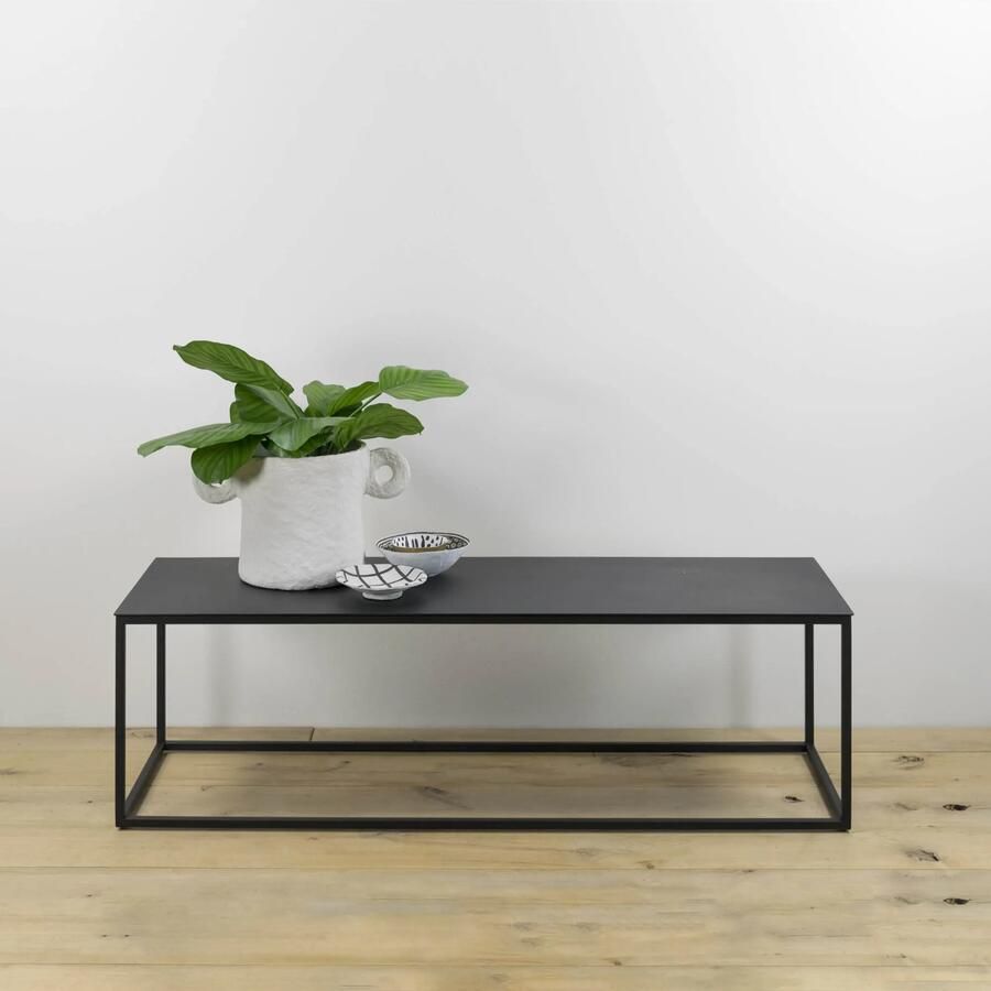Spinder Design Store Salontafel 120x40x35 cm Zwart
