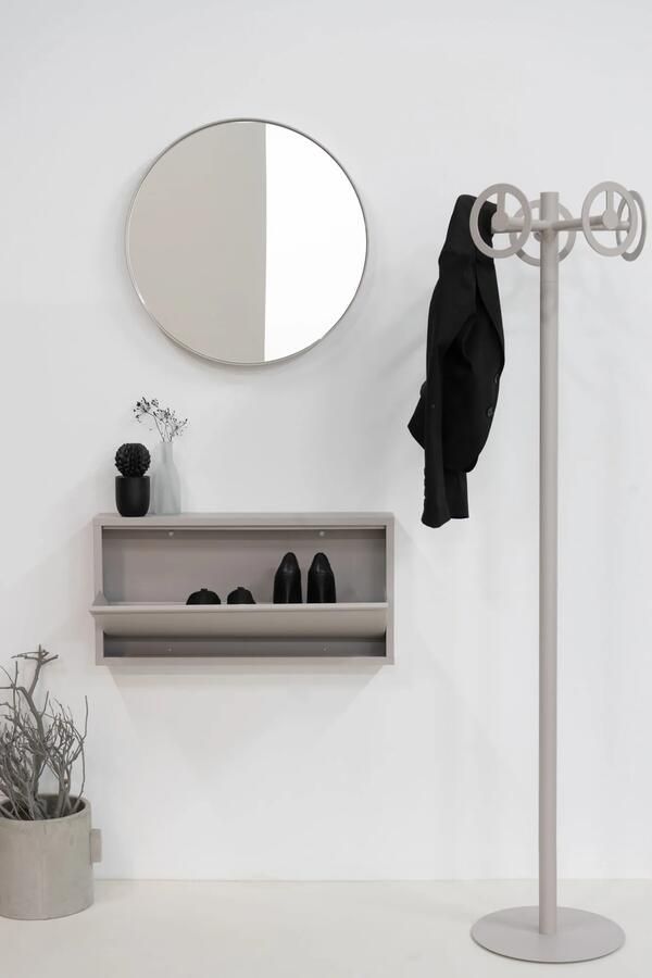 Spinder Design Billy 1 Schoenenkast met 1 vak 75x12 5x37 5 cm Zijdeachtige Taupe - Foto 7