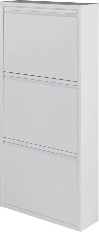 Spinder Design Schoenenkast Billy 3 Wit Metaal 50 x 103 x 15 5 cm Hoogwaardige afwerking - Foto 7