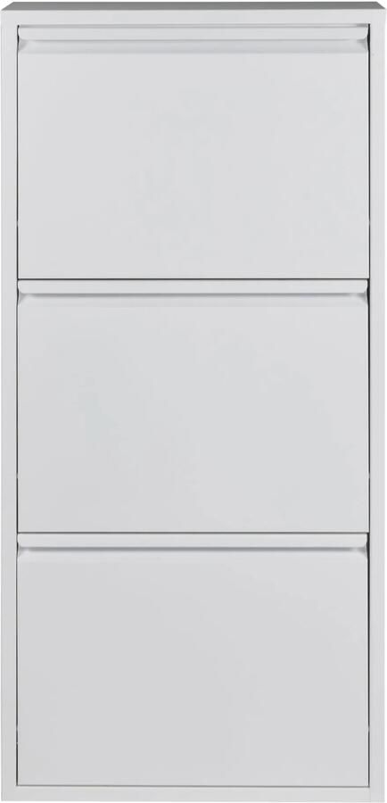 Spinder Design Schoenenkast Billy 3 Wit Metaal 50 x 103 x 15 5 cm Hoogwaardige afwerking - Foto 6