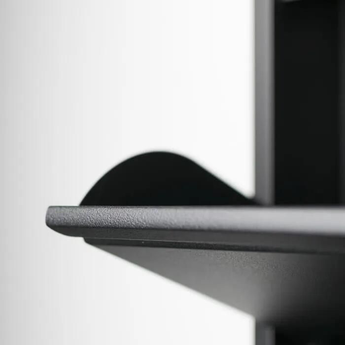 Spinder Design Billy 4 Schoenenkast met 4 vakken 50x22 5x150 cm Zwart - Foto 2