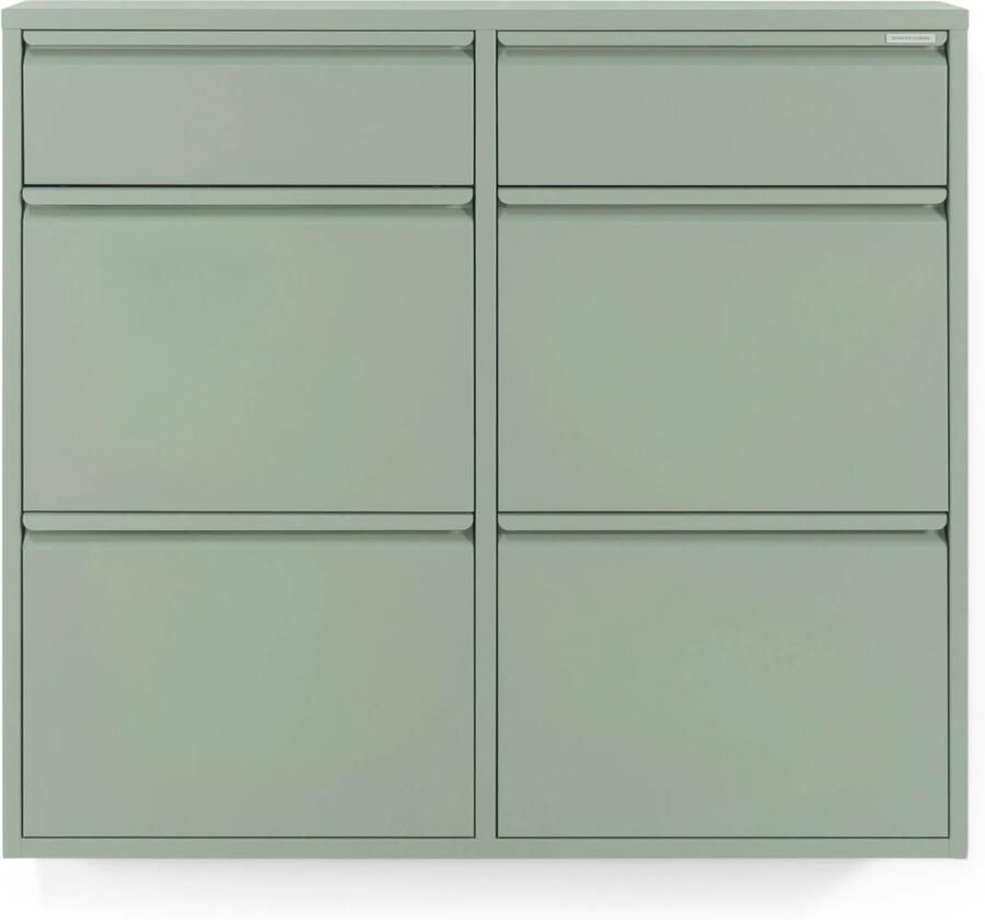 Spinder Design Billy 6 Schoenenkast Dusty Green - Foto 5