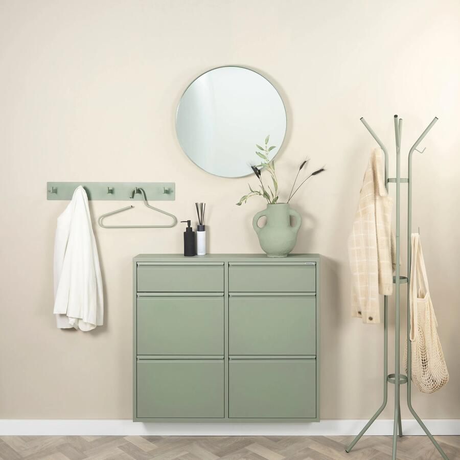 Spinder Design Billy 6 Schoenenkast Dusty Green - Foto 3