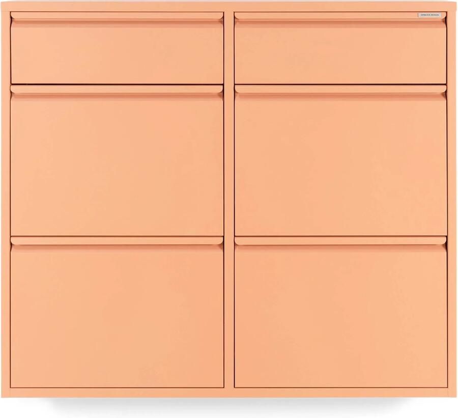 Spinder Design Billy 6 Schoenenkast Clay Terra - Foto 5