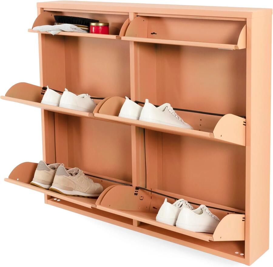 Spinder Design Billy 6 Schoenenkast Clay Terra - Foto 3