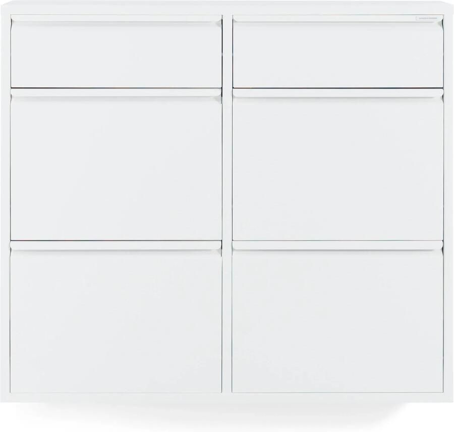Spinder Design BILLY 6 Schoenenkast Wit - Foto 5