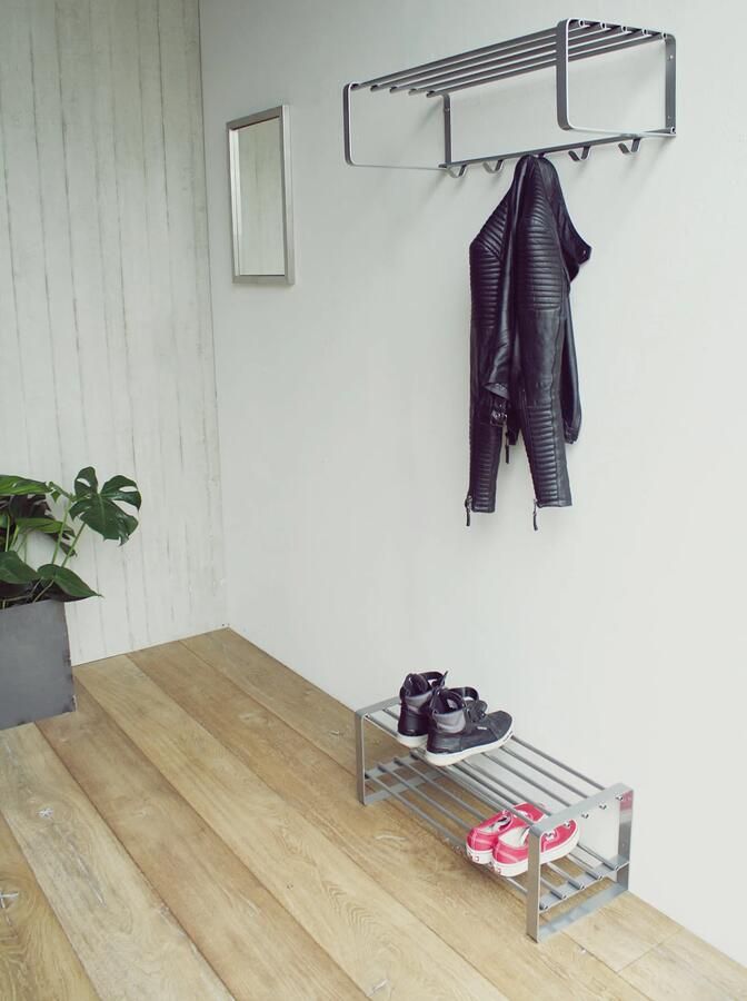 Spinder Design Rex Schoenenrek 70x27x29 cm – Nikkel - Foto 3