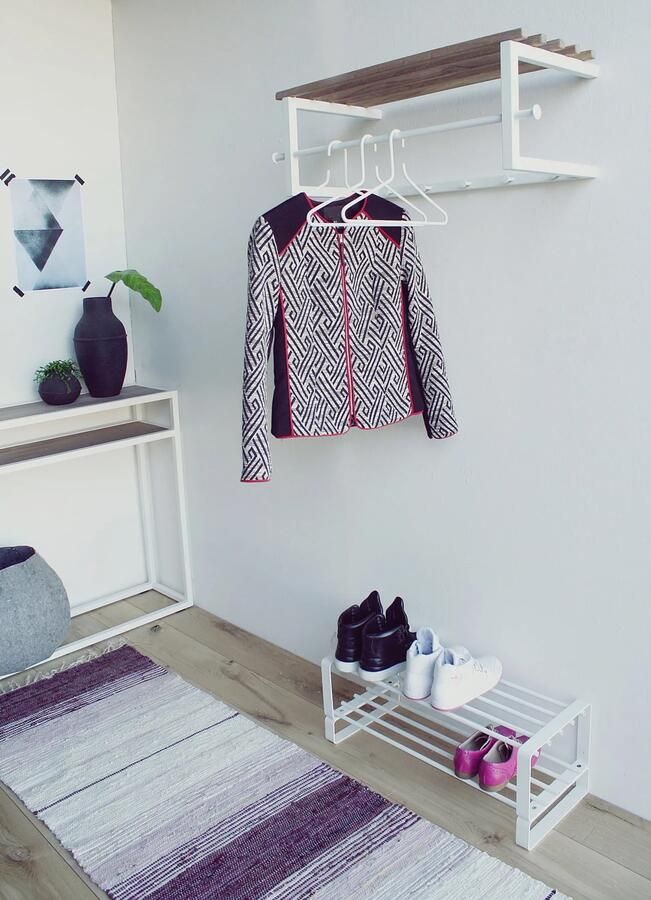 Spinder Design Rex Schoenenrek 70x27x29 cm – Wit