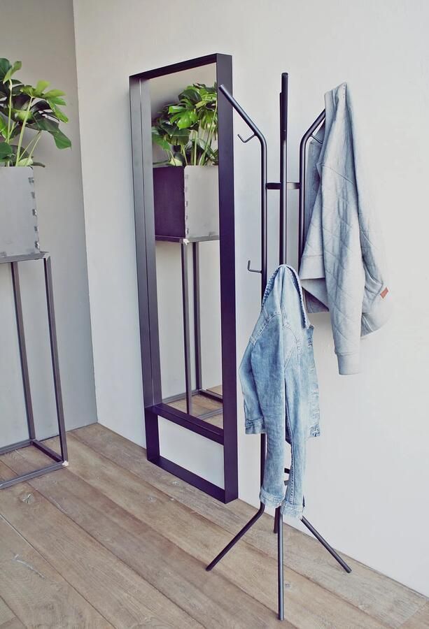 Spinder Design Jessy Kapstok vrijstaand 170x40x40 cm Zwart - Foto 4