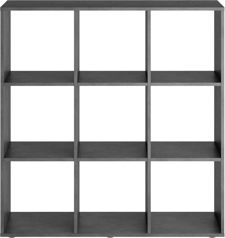 Vakkenkast Camiel Antraciet 104x33x107 cm 9 vakken