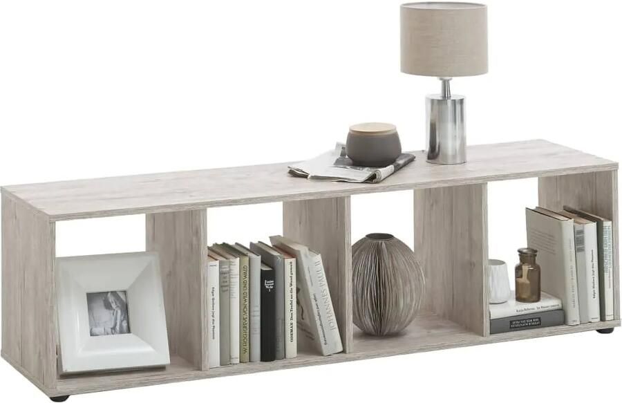 Vakkenkast Camiel Zandeiken 37x33x139 cm