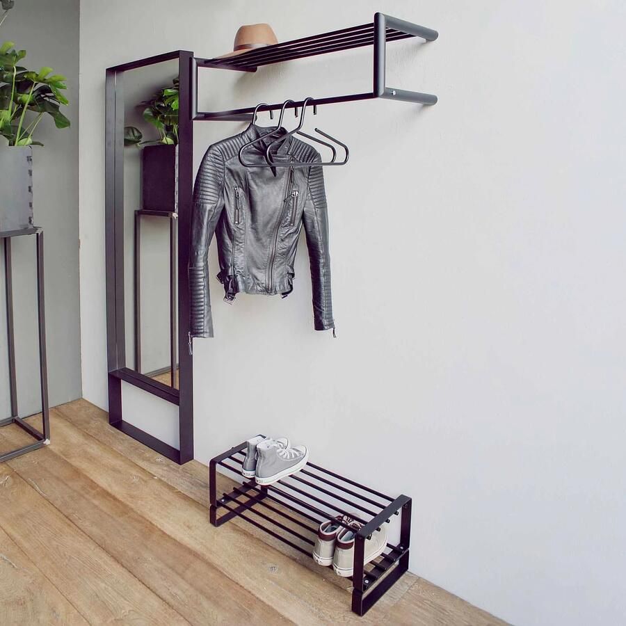 Spinder Design Smooth Wandkapstok 80x33 5x23 cm Zwart - Foto 4