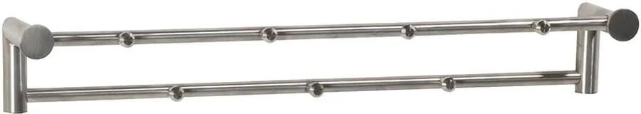 Spinder Design Suza 5 Wandkapstok met 5 haken 79x29x28 cm RVS Glas - Foto 4