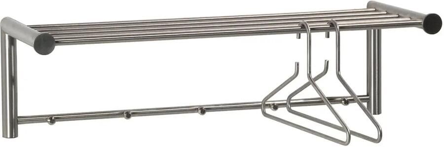 Spinder Design Suza 5 Wandkapstok met 5 haken 79x29x28 cm RVS Glas - Foto 3