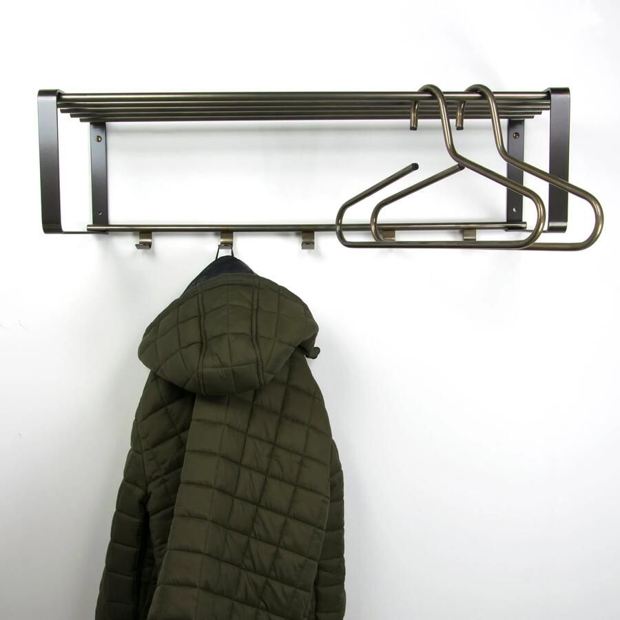 Spinder Design Rex 2 Wandkapstok met 5 haken 70x29x19 cm Wit