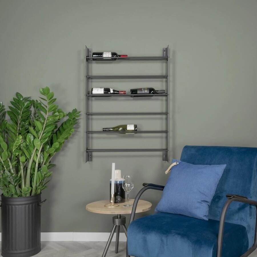 Spinder Design VINE 7 Wijnrek Zwart - Foto 4