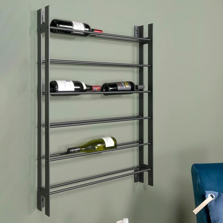 Spinder Design VINE 7 Wijnrek Zwart - Foto 5