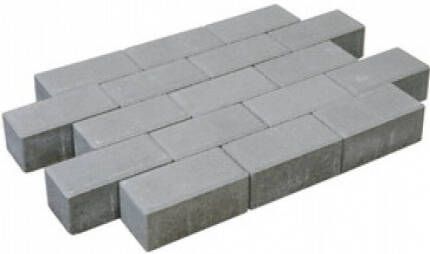 Betonklinker grijs sierbestrating 21x10 5x8cm (m2)