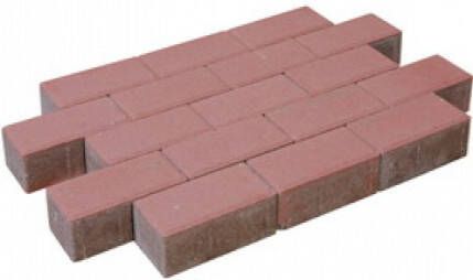 Betonklinker rood 21x10 5x8cm sierbestrating (m2)