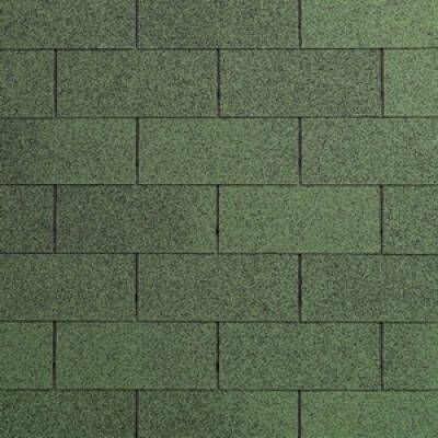 Dakshingles tuinhuisjes blokhutten groen 3m2