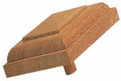 Paalornament paalkap hardhout voor tuinpaal 110mm