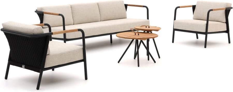 Apple Bee Elle stoel-bank loungeset 5-delig Laagste prijsgarantie!