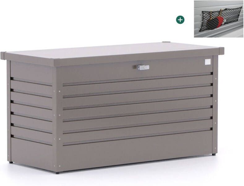 BIOHORT Opbergbox Hobbybox 130 kwartsgrijs metallic 134 x 62 x 71 cm