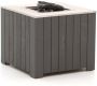 Cosi cube 70 Grey Wash Gas Vuurtafel Met Rvs Buitenkwaliteit Bovenplaat - Thumbnail 2