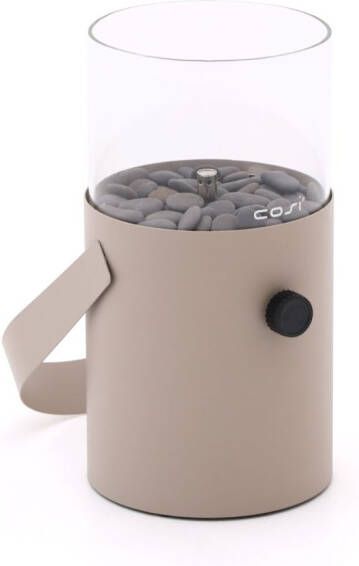 Cosi scoop Original Taupe Gaslantaarn Unieke sfeermaker Voor binnen en buiten Brand 5 tot 6 uur op een gascartouche - Foto 4