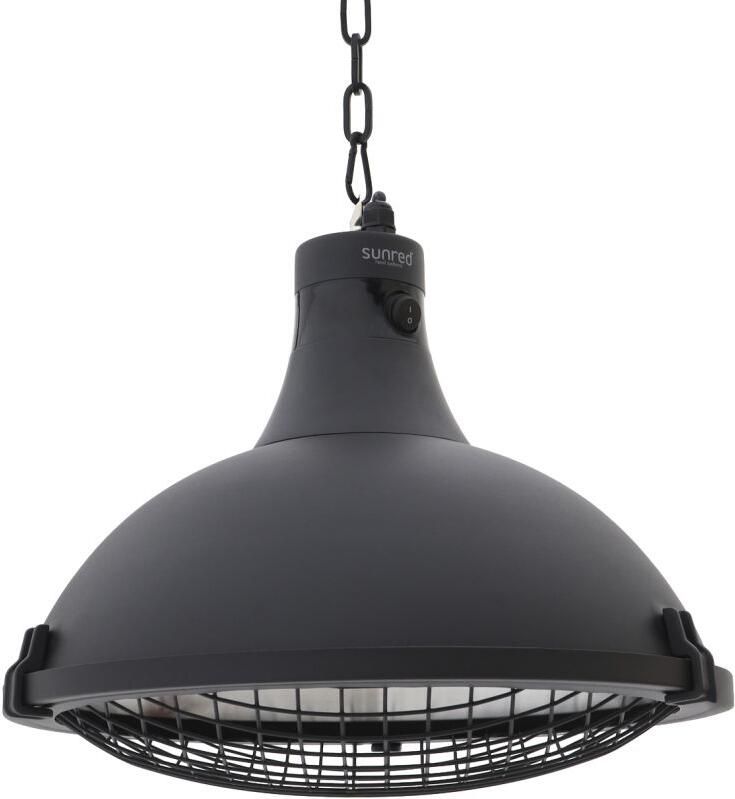 Sunred – Indus II Bright lijn Zwart Hangend model Terrasverwarmer – Halogeen technologie 2100W – ECO – Afstand bestuurbaar – Soft touch 3 standen Elektrische heater - Foto 3