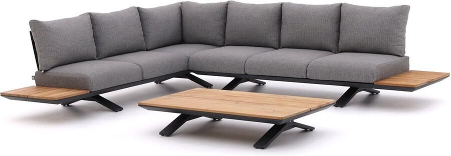 SUNS Stockholm hoek loungeset 3-delig links Laagste prijsgarantie!