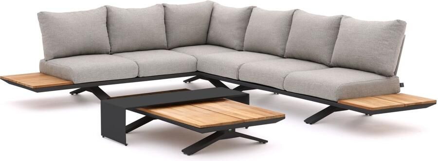 SUNS Stockholm hoek loungeset 4-delig links Laagste prijsgarantie!