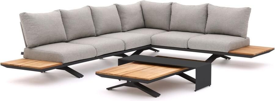 SUNS Stockholm hoek loungeset 4-delig rechts Laagste prijsgarantie!