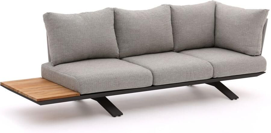 SUNS Stockholm lounge tuinbank 3-zits hoekelement 255cm Laagste prijsgarantie!