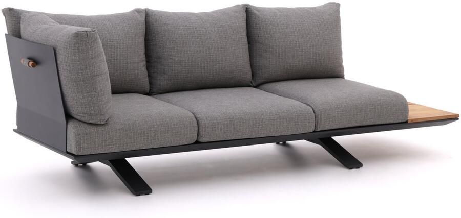 SUNS Stockholm lounge tuinbank 3-zits hoekelement 255cm Laagste prijsgarantie!