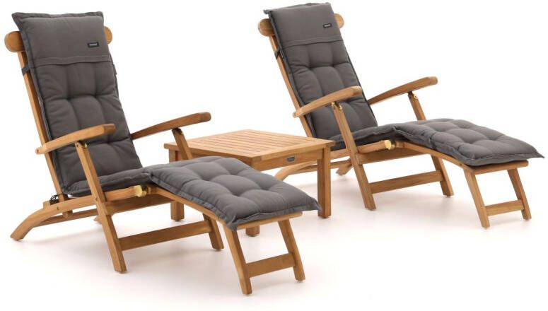 Sunyard Furniture Sunyard Country Wales 60cm deckchair set 3-delig Laagste prijsgarantie!