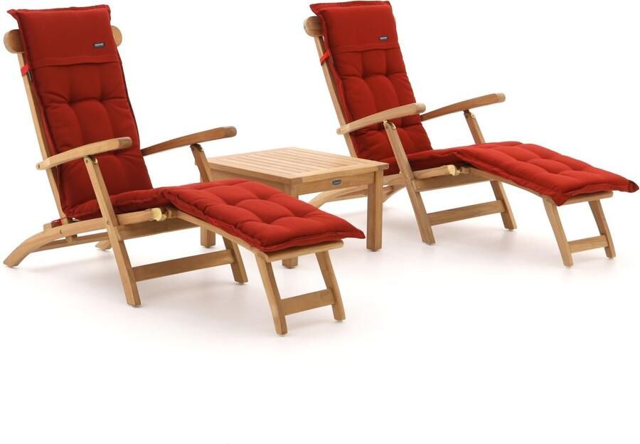 Sunyard Furniture Sunyard Country Wales 60cm deckchair set 3-delig Laagste prijsgarantie!