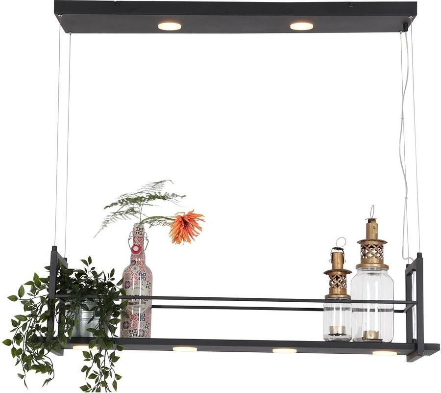Steinhauer Anne Light & Home Hanglamp Tør Zwart Led 3298ZW