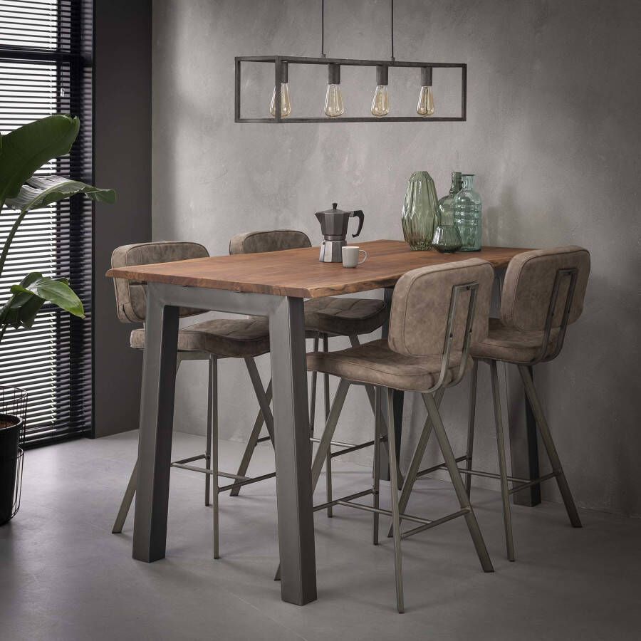 BelaLuz Bartafel Bruno 147 cm acaciahout