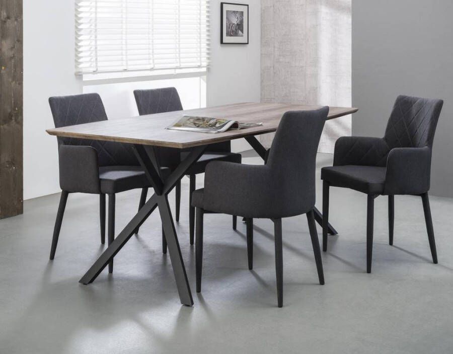 BelaLuz Eetkamertafel Jools 190cm antiquewash